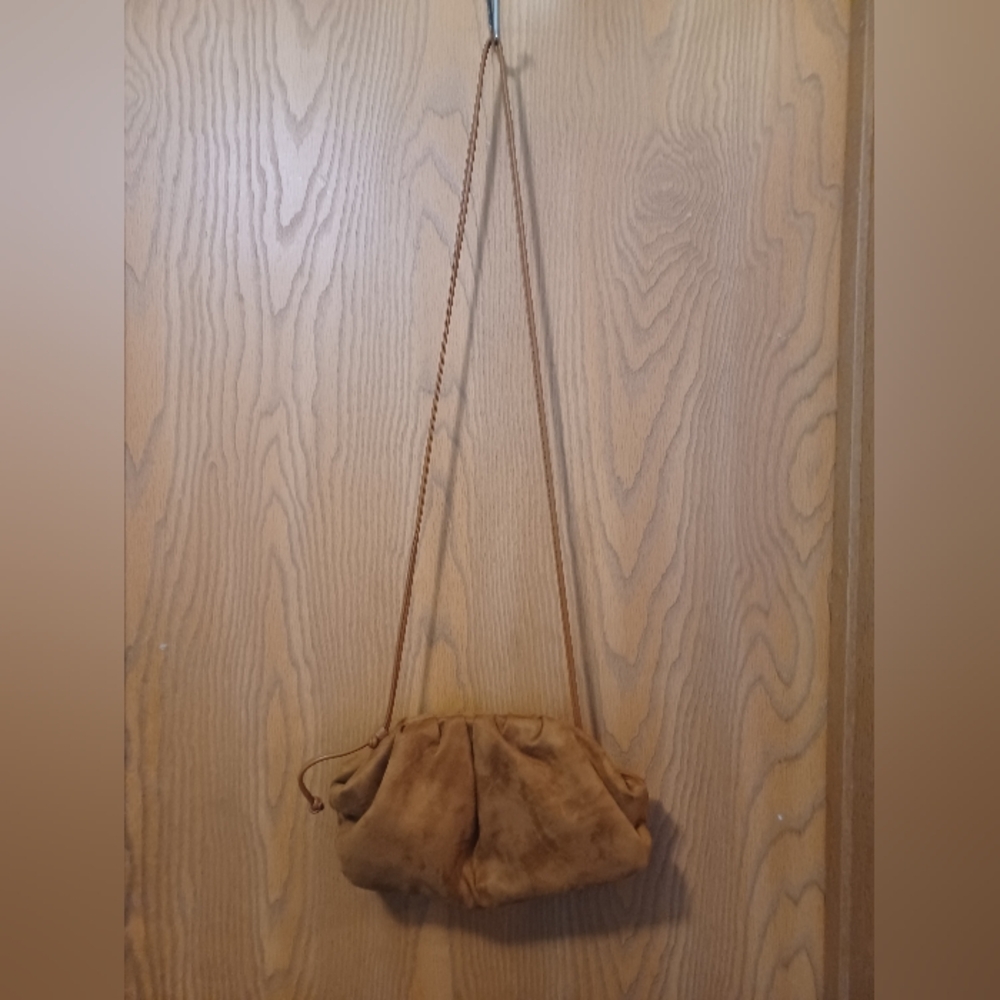 VTG BANANA REPUBLIC vegan Sued Clutch